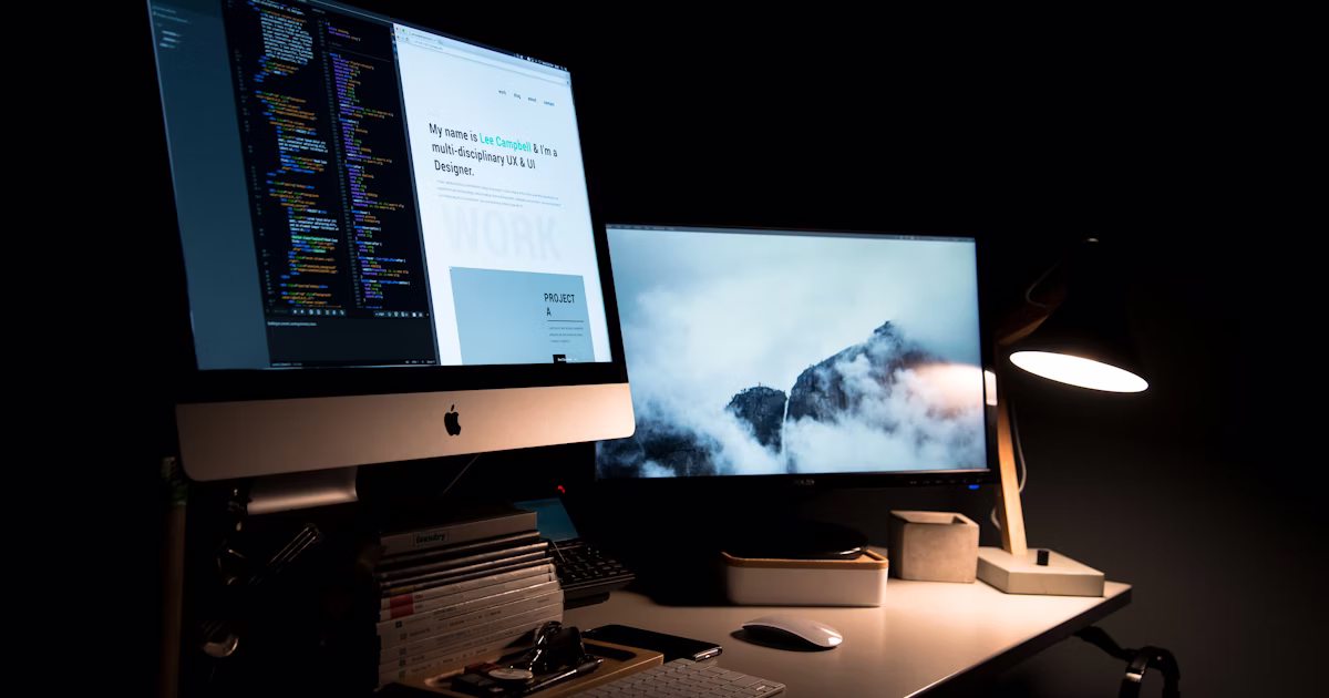 Ordinateur portable présentant un site e-commerce moderne